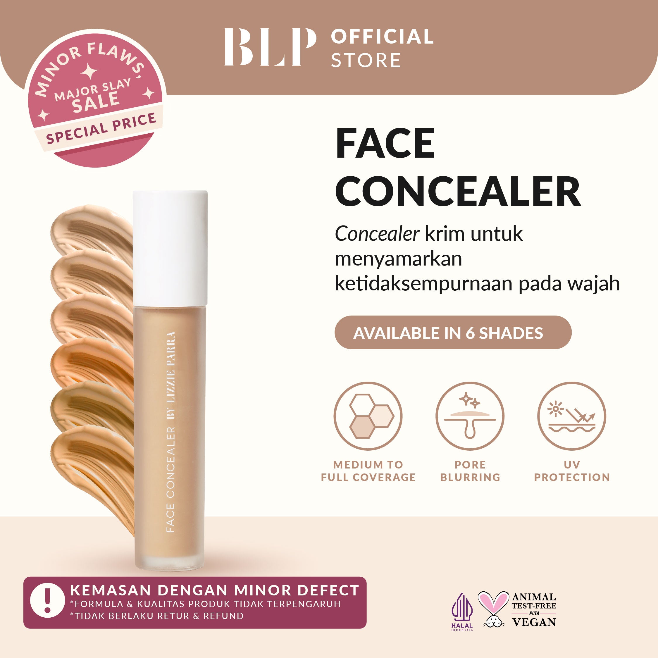 FACE CONCEALER - MINOR FLAWS