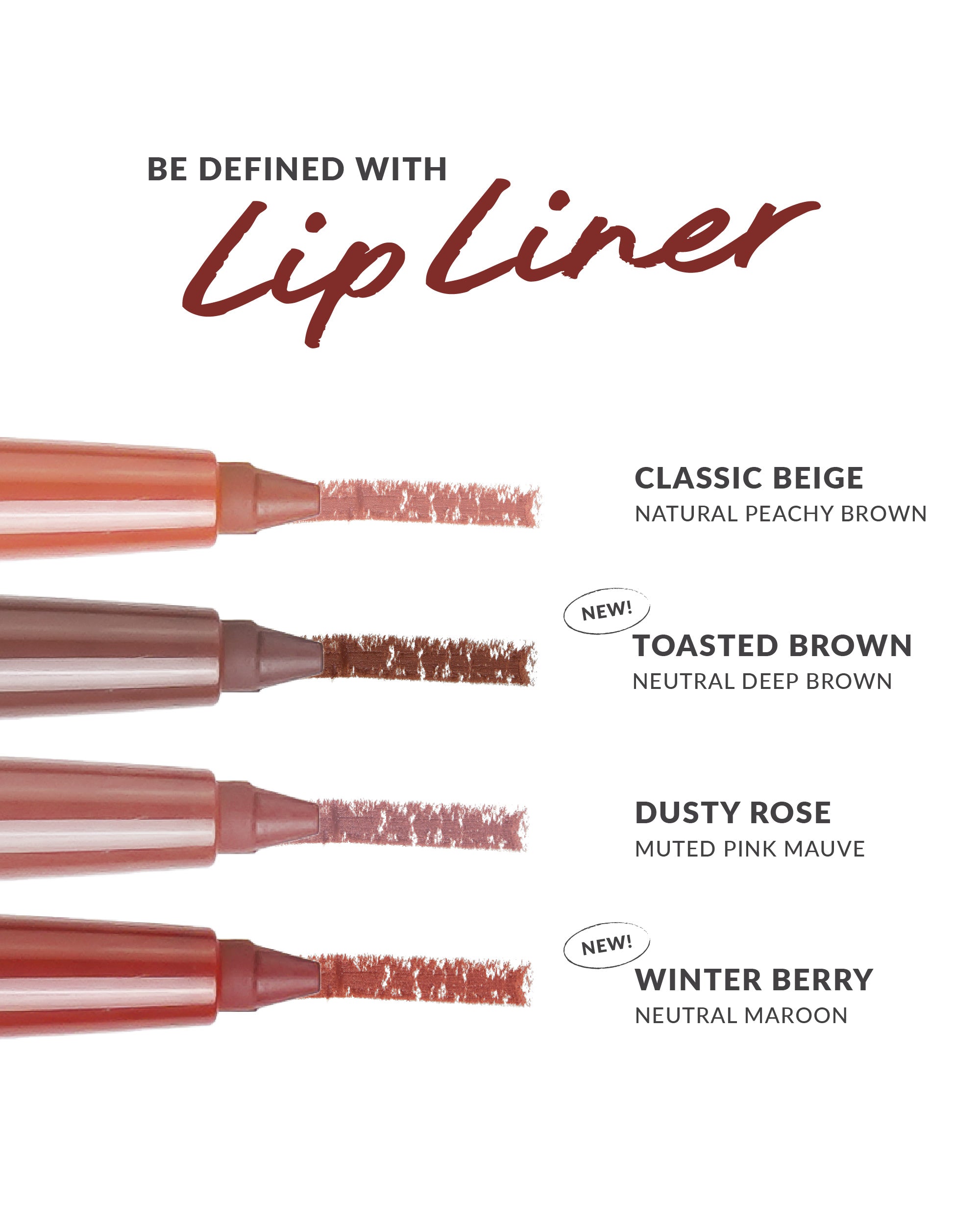 LIP LINER - TOASTED BROWN