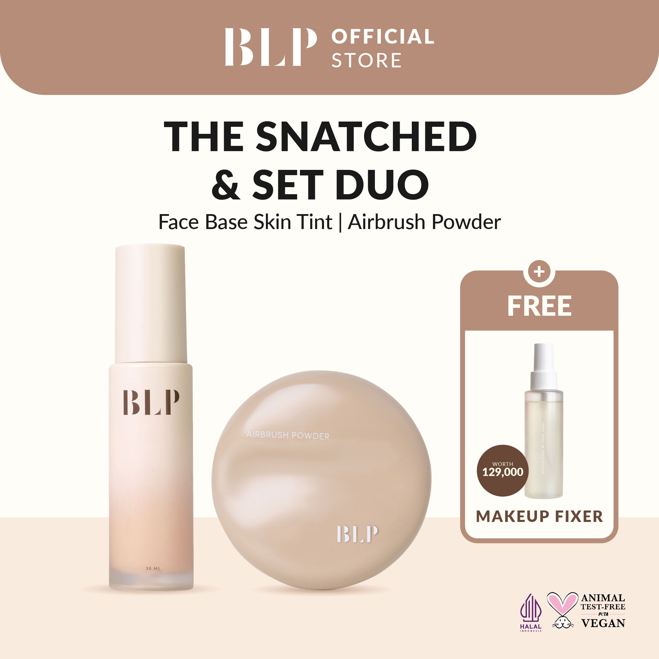 THE SNATCHED & SET DUO - FACE BASE x AIRBRUSH POWDER