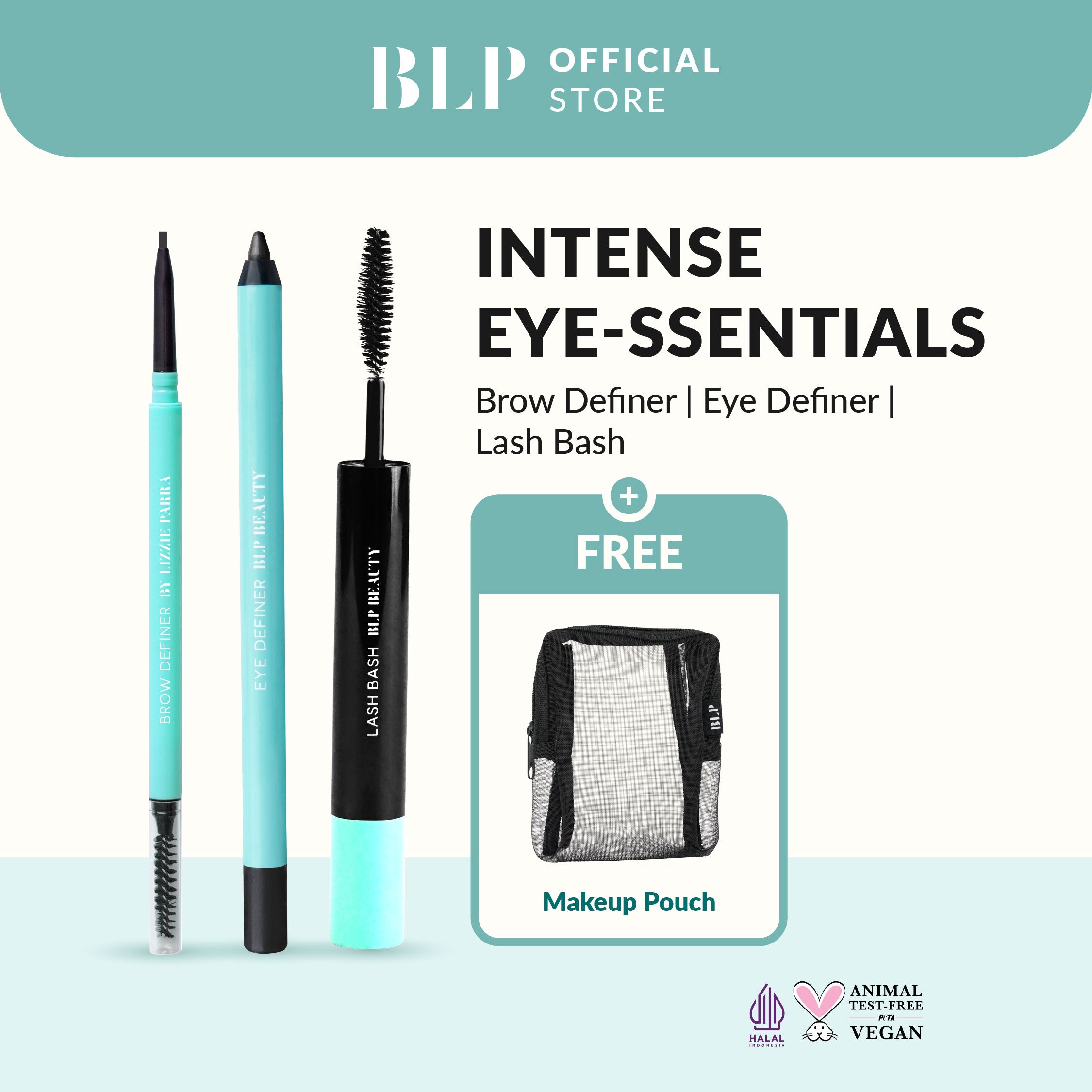 Intense Eye-ssentials Bundle - Eye Definer Noir x Brow Definer x Lash Bash
