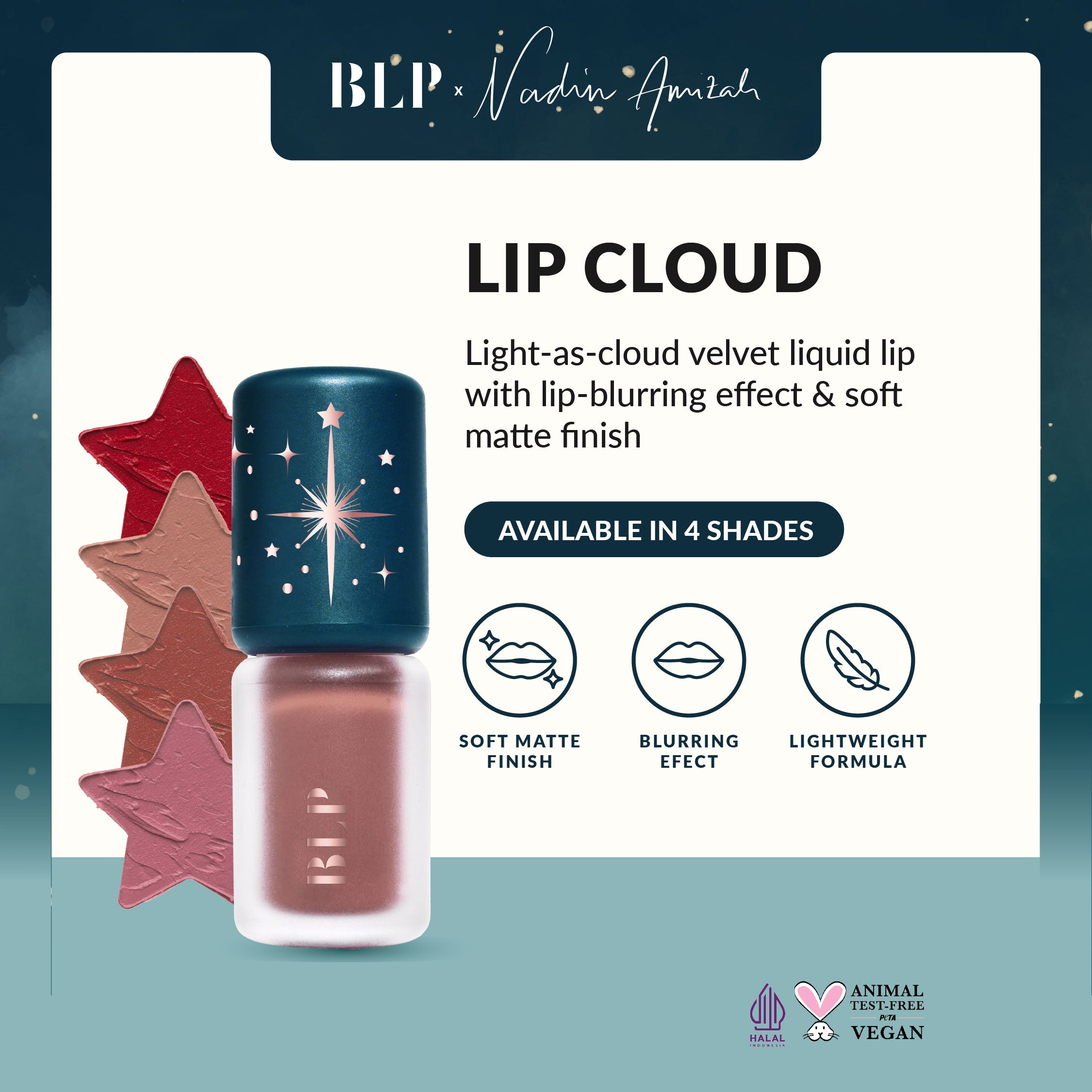 BLP x NADIN AMIZAH - LIP CLOUD – BLP Beauty
