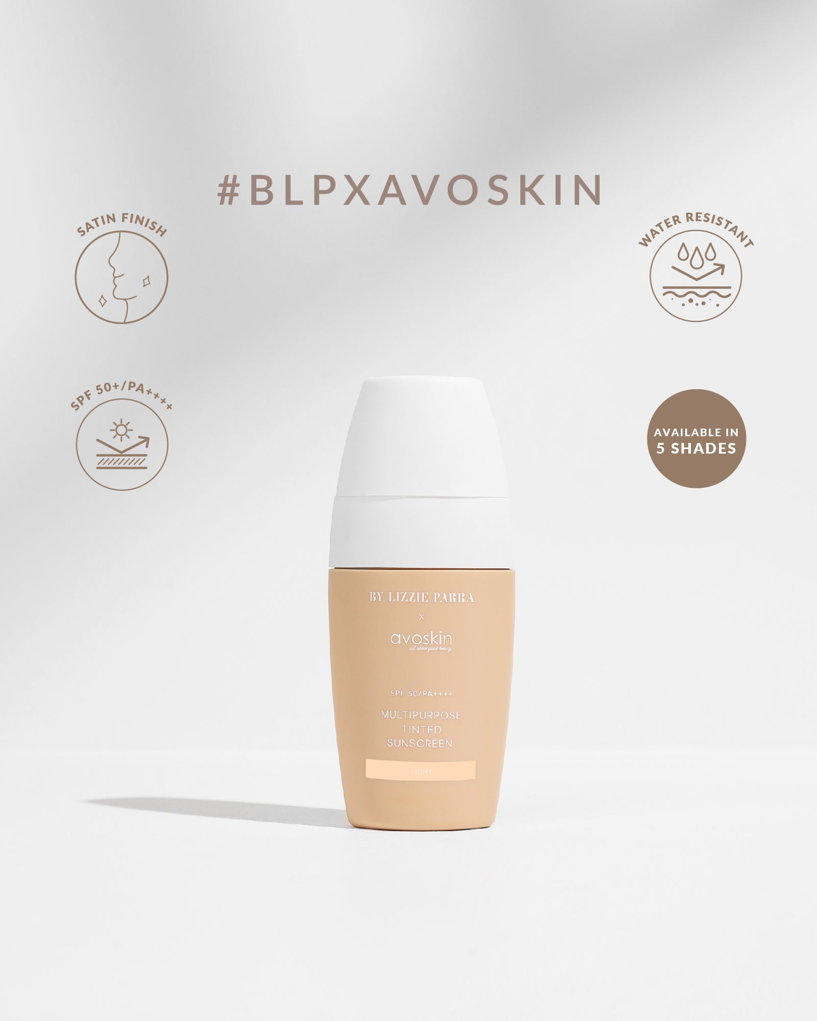 BLP x Avoskin Multipurpose Tinted Sunscreen Light