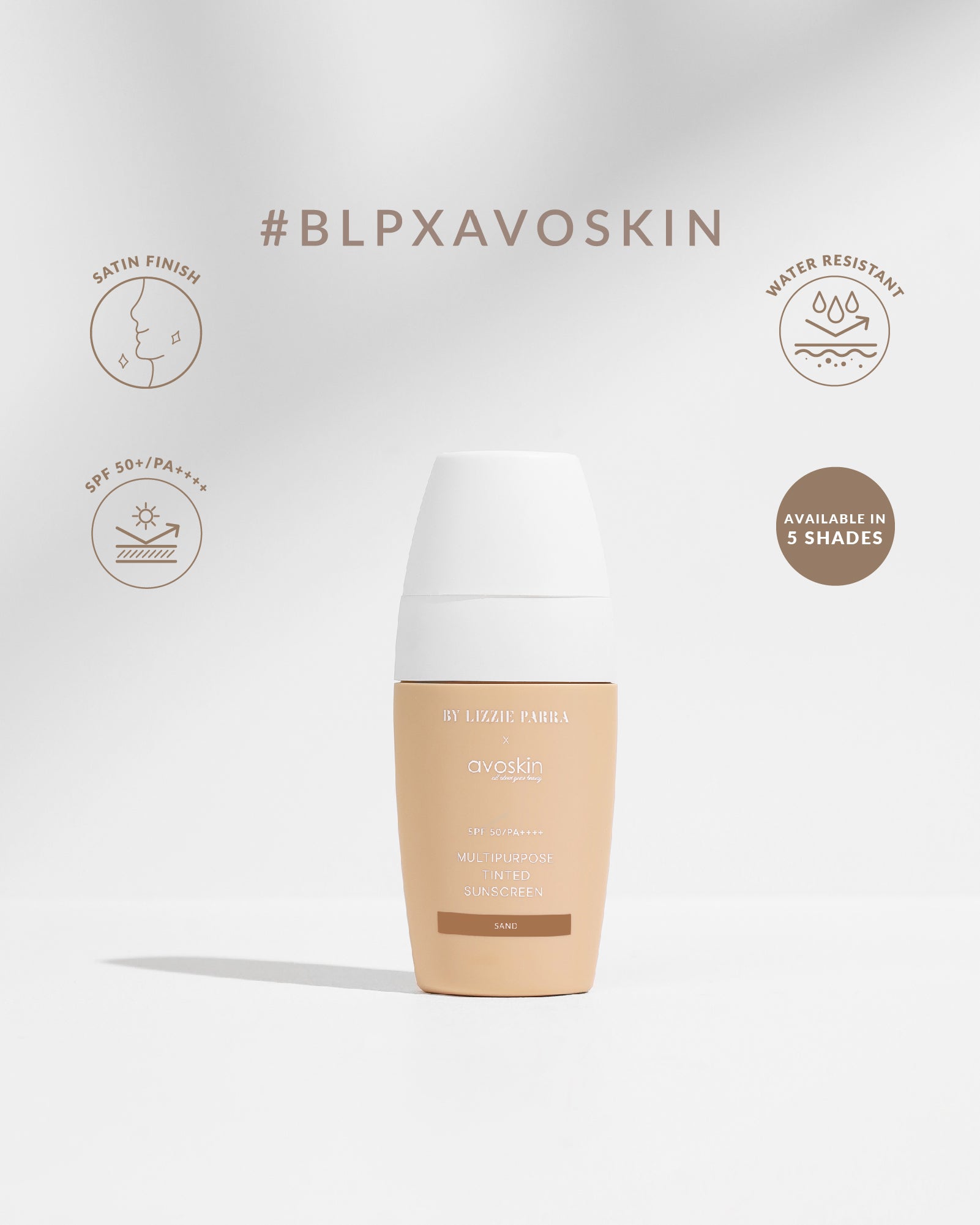 BLP x Avoskin Multipurpose Tinted Sunscreen Sand